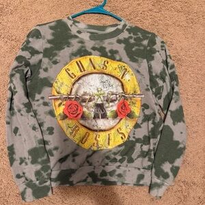 Buckle Green Camouflage Graphic Crewneck Sweater